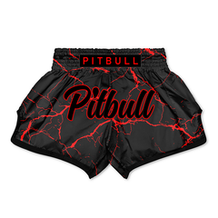 Pitbull Muay Thai Shorts Pitbull Marble Muay Thai Shorts Red