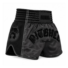 Pitbull Muay Thai Shorts Pitbull Savage Muay Thai Shorts Black/Black