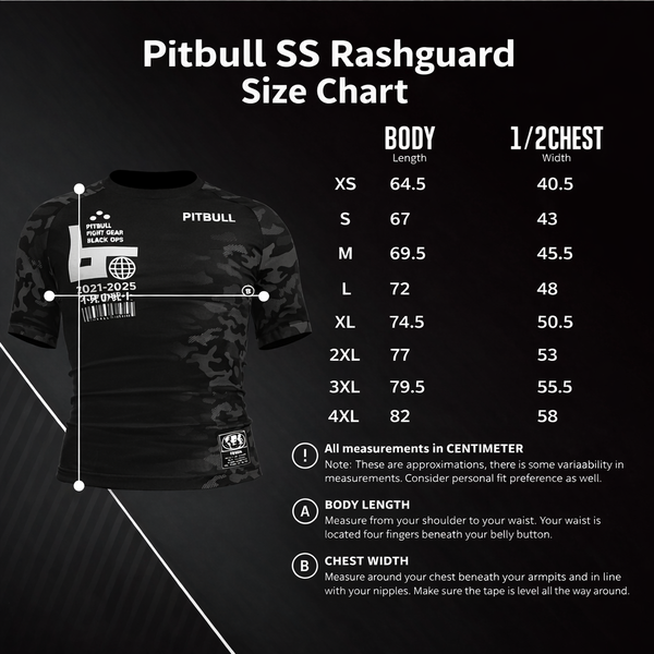 Pitbull Short Sleeve Rashguards Pitbull Black Ops Short Sleeve Rashguard