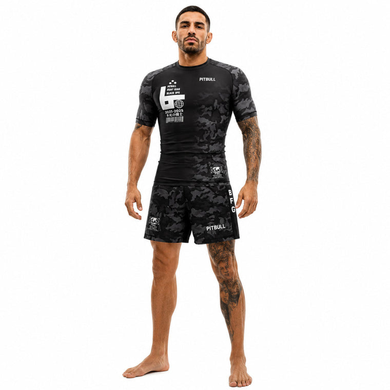 Pitbull Black Ops Short Sleeve Rashguard