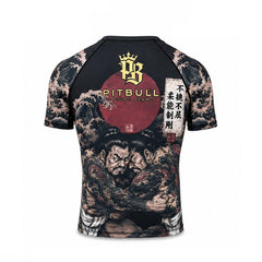 Pitbull Short Sleeve Rashguards Pitbull The Gentle Art Short Sleeve Rashguard