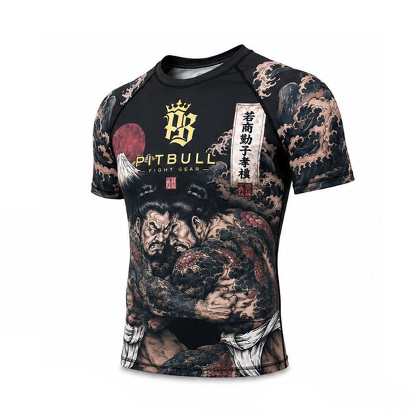 Pitbull The Gentle Art Short Sleeve Rashguard