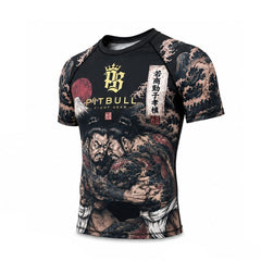 Pitbull Short Sleeve Rashguards Pitbull The Gentle Art Short Sleeve Rashguard