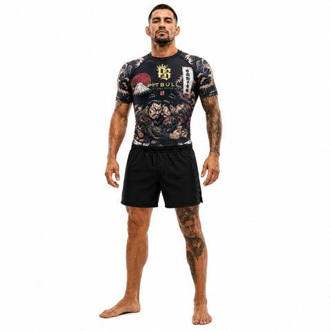 Pitbull Shortsleeve Rash Guard Pitbull The Gentle Art Short Sleeve Rashguard