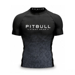 Pitbull Shortsleeve Rash Guard Black / XS Pitbull Core Ranked Rashguard