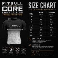 Pitbull Shortsleeve Rash Guard Pitbull Core Ranked Rashguard