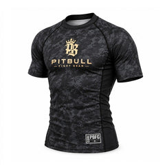 Pitbull Shortsleeve Rash Guard Pitbull PBFG Short Sleeve Rashguard Black