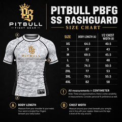 Pitbull Shortsleeve Rash Guard Pitbull PBFG Short Sleeve Rashguard Black