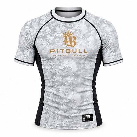 Pitbull Shortsleeve Rash Guard Pitbull PBFG Short Sleeve Rashguard Black