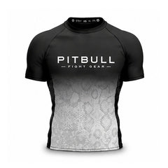 Pitbull Shortsleeve Rash Guard White / XS Pitbull Core Ranked Rashguard