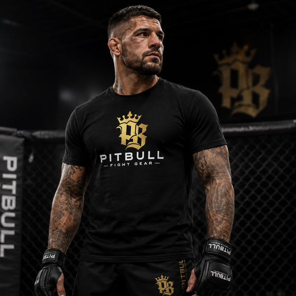 Pitbull T Shirts Pitbull Crown T Shirt Black
