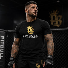 Pitbull T Shirts Pitbull Crown T Shirt Black