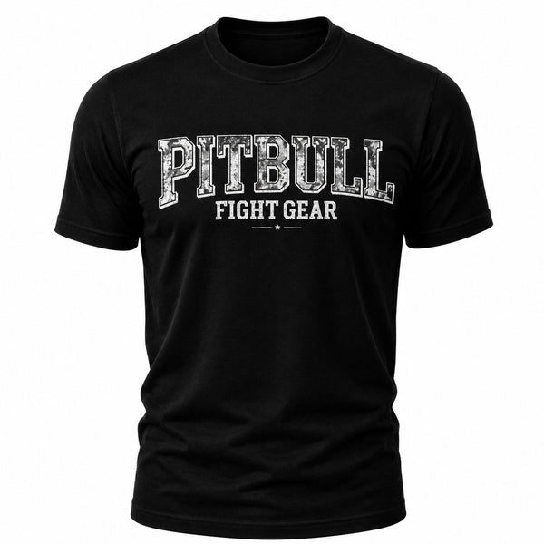 Pitbull T Shirts Pitbull Iconic T Shirt Black