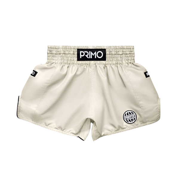 Primo Muay Thai Shorts Alta Series Cream