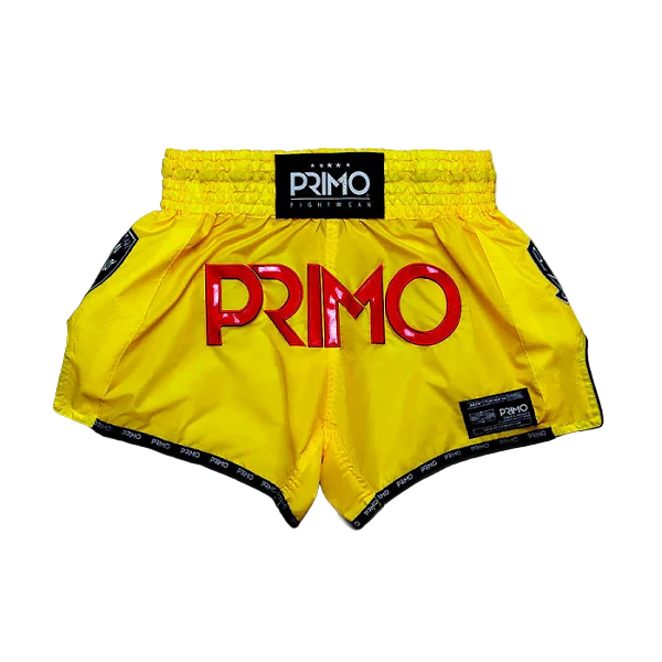 Primo Muay Thai Shorts Free Flow Series Yellow