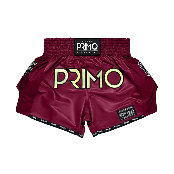 Primo Fightwear Muay Thai Shorts Primo Muay Thai Shorts Hologram Series Valor Red