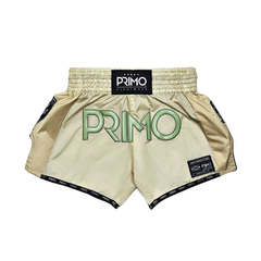 Primo Fightwear Muay Thai Shorts Primo Muay Thai Shorts Super Nylon Mantis Tan