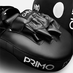 Primo Fightwear Thai Pads Primo Hybrid Kick Mitts Leather Large