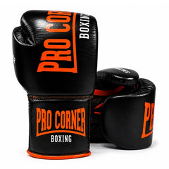 Pro Corner Boxing Gloves Lace Up Pro Corner Boxing Premium Leather Lace Up Gloves
