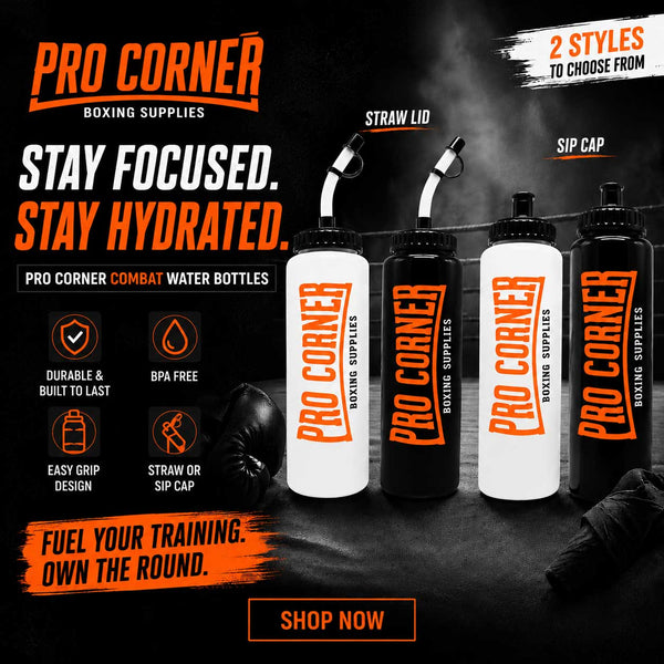 Pro Corner Corner Supplies Pro Corner Boxing Pro Water Bottle With Straw
