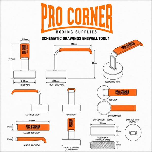 Pro Corner Corner Supplies Pro Corner Long Handle En Swell Tool