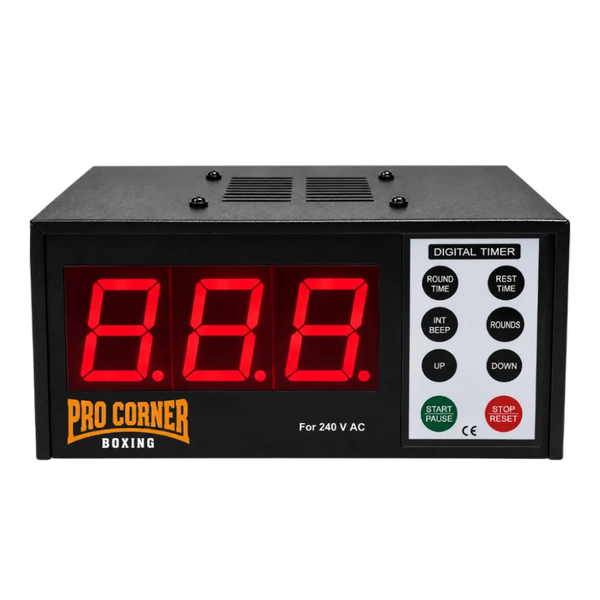 Pro Corner Gym Timers Pro Corner Professional Digital Gym Round Timer – 240V