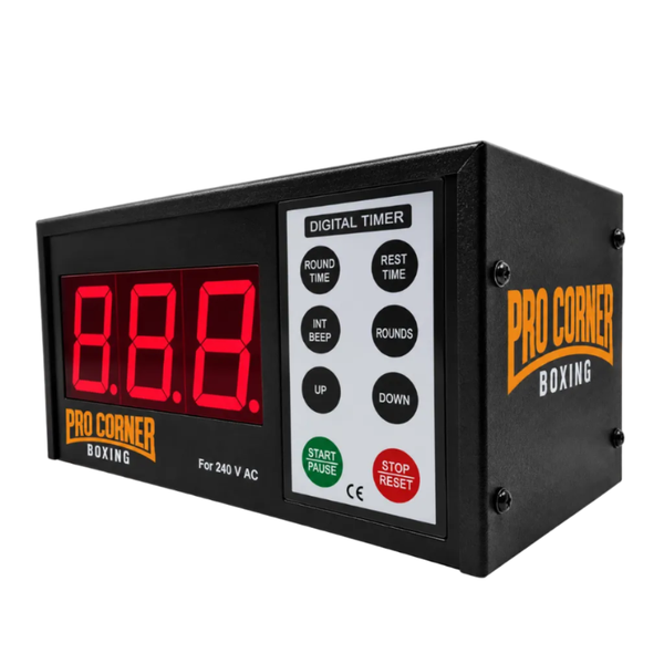 Pro Corner Gym Timers Pro Corner Professional Digital Gym Round Timer – 240V