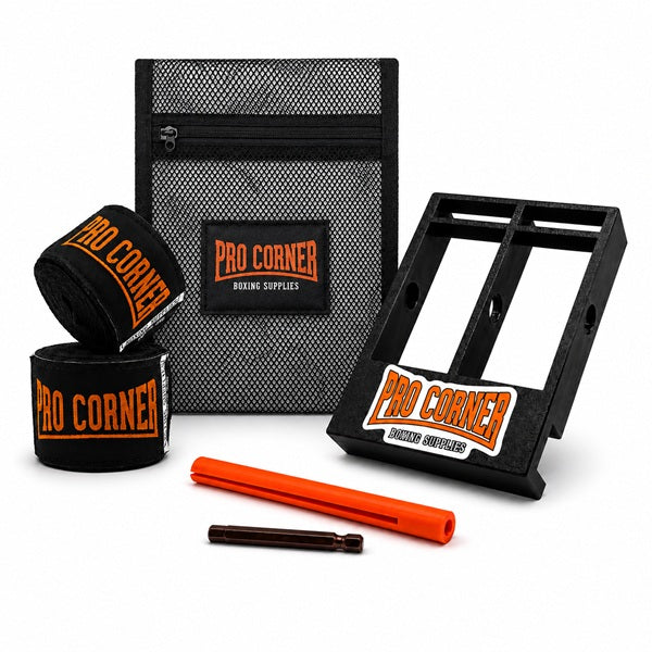 Pro Corner Hand Wraps & Accessories Wrap Roller. Hand Wraps & Wash Bag Pro Corner Portable Easy Hand Wrap Roller