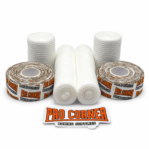 Pro Corner Tape & Guaze Pro Corner Boxing Fight Night Pack