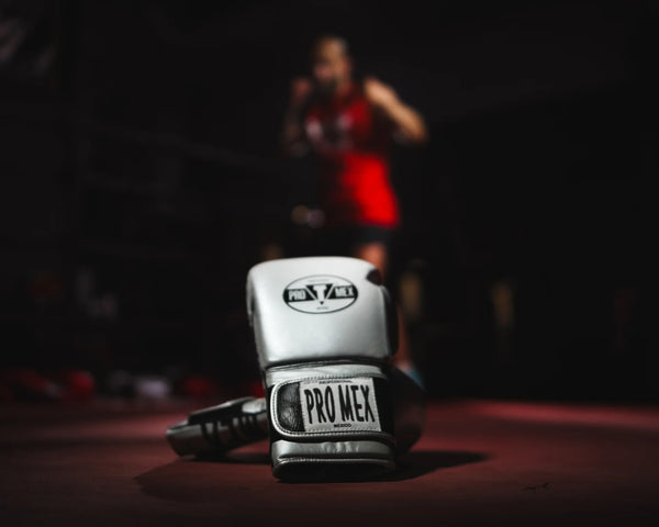 Pro Mex Boxing Gloves Pro Mex Professional Edge Boxing Gloves - Silver