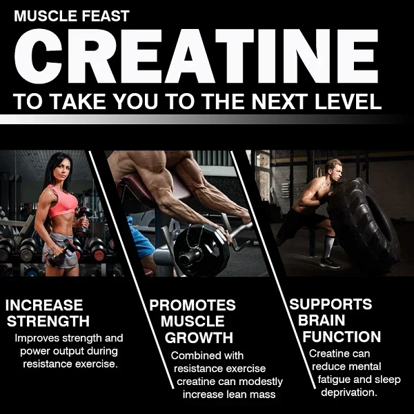 Pslalae Supplements Pslalae Creatine Monohydrate Capsules 60