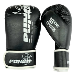 Punch Boxing Gloves 12oz / Black/White Punch Urban Haymaker Boxing Gloves - 16oz