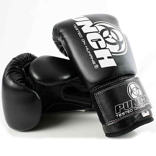 Punch Boxing Gloves Kids Black Punch Kids Junior Urban Boxing Glove 4oz