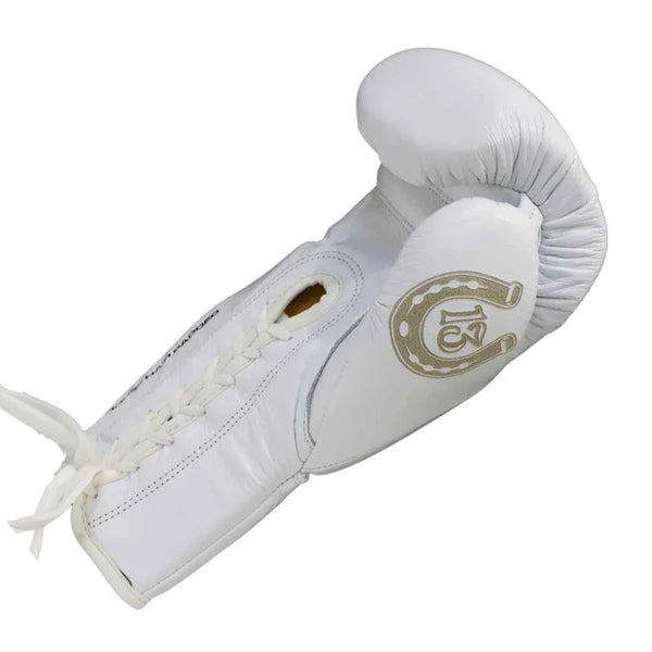 Punch Boxing Gloves Lace Up Punch Mexican Lucky 13 Boxing Gloves Lace Up White