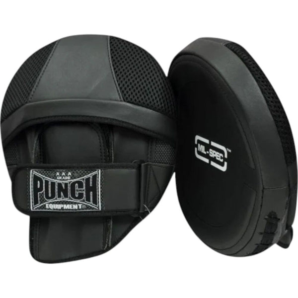 Punch Focus Mitts Punch MIL SPEC Black OSO Boxing Focus Pads