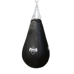 Punch Heavy Bags Unfilled Punch Black Diamond Tear Drop 4FT Boxing Bag - Unfilled