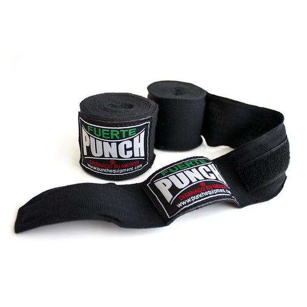 Punch Punch Mexican Boxing Hand Wraps 5m - Black
