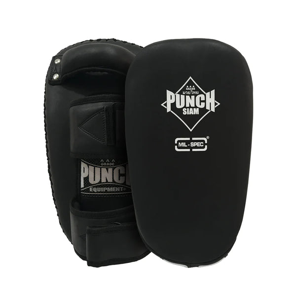 Punch Thai Pads Punch Thai Pads - Mil Spec - Curved - Black