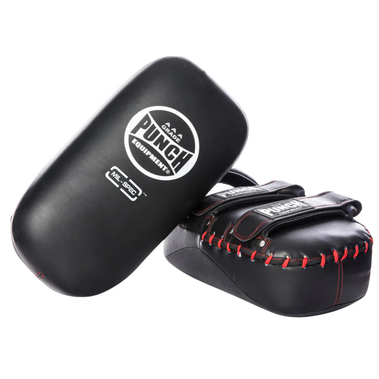 Punch Thai Pads - Mil Spec - Straight - Black