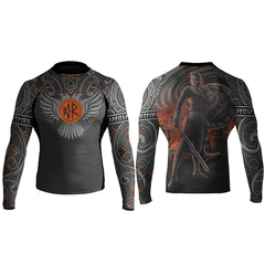 Raven Longsleeve Rash Guard Raven Nordic Lagertha Rashguard