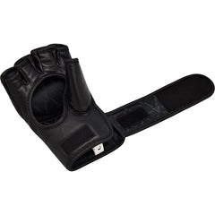 RDX MMA Gloves RDX Leather Training MMA Gloves - Red