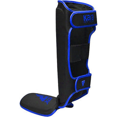RDX Shin Guards RDX F6 Kara Matte Black Shinguards - Black/Blue