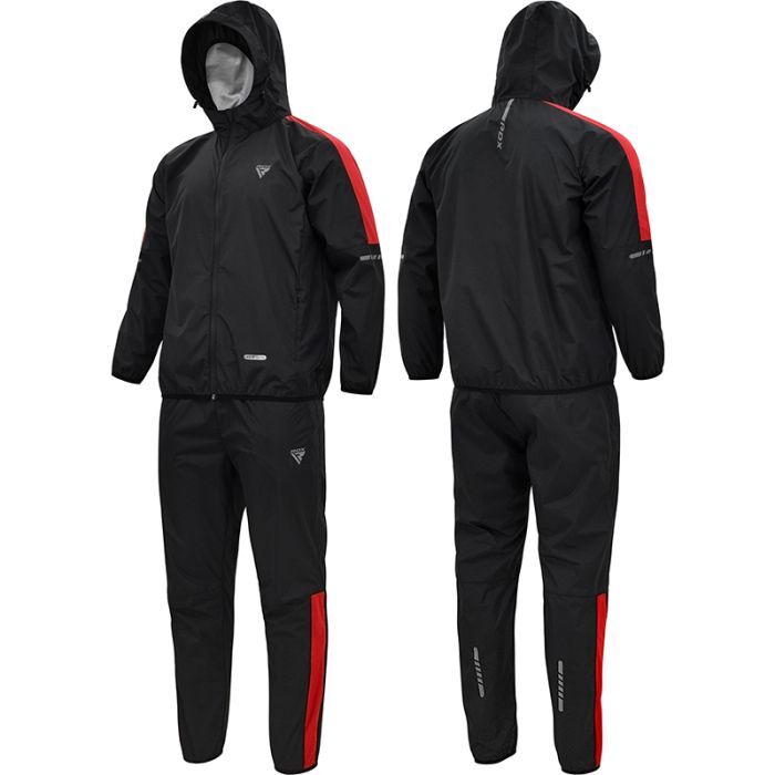 RDX Sauna Suit - Black/Red