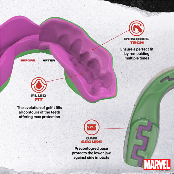SafeJawz Mouth Guards Safejawz Marvel The Hulk Mouthguard