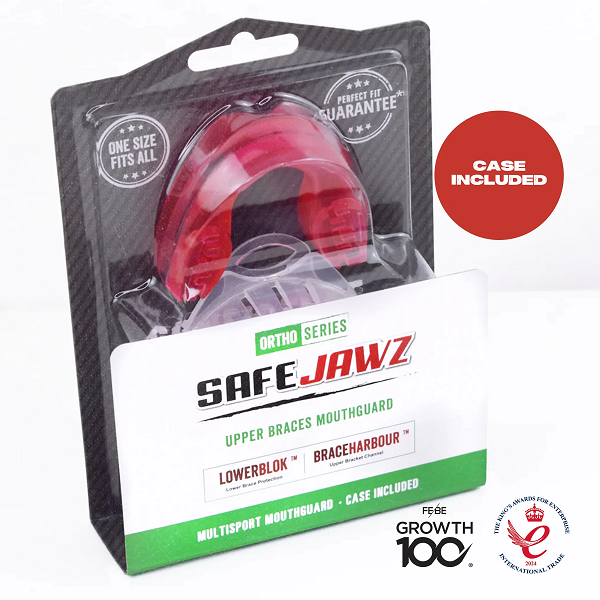 SafeJawz Mouth Guards Safejawz Mouthguard for Braces Pink
