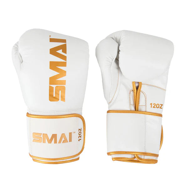 SMAI Pro Guard Boxing Gloves - White