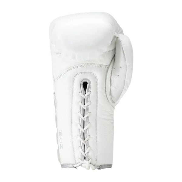 STING Boxing Gloves Lace Up Sting Viper X Lace Up Sparring Gloves - White/Silver