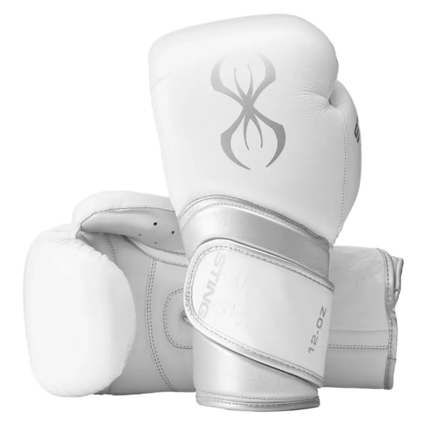 STING Boxing Gloves Sting Viper X Sparring Gloves - White/Silver