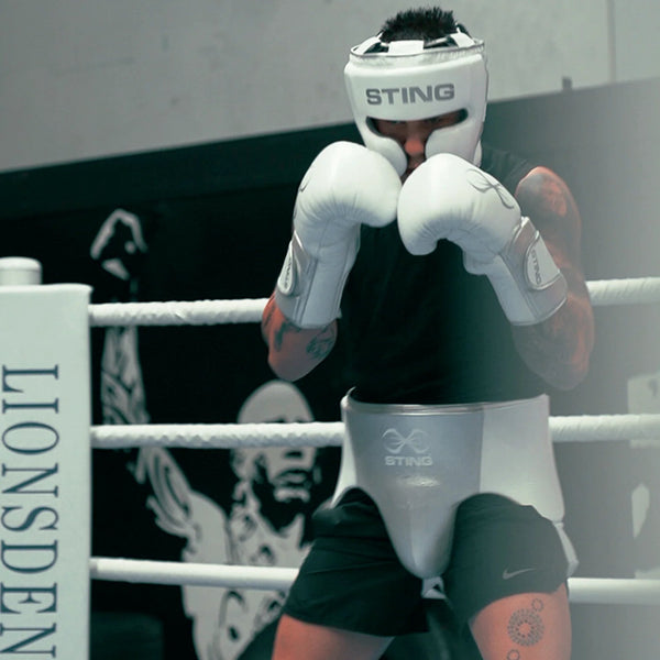 STING Boxing Gloves Sting Viper X Sparring Gloves - White/Silver
