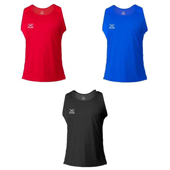 Sting Mens Mettle Boxing Singlet 2.0